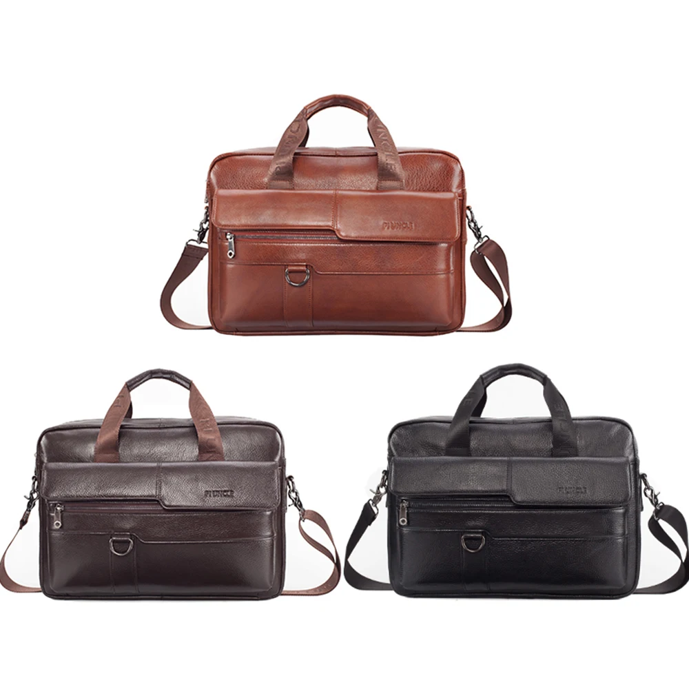 Мужская кожаная сумка высокого качества, деловой портфель, модные брендовые кожаные сумки для ноутбука, мужские сумки на плечо для компьютера, кожаный портфель s