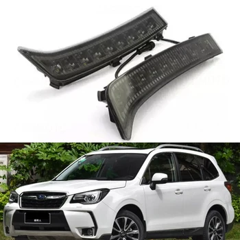 

Front Bumper Driving white yellow light turn to daytime running lights front fog lightspcs For Subaru Forester-Guide Light 13-15