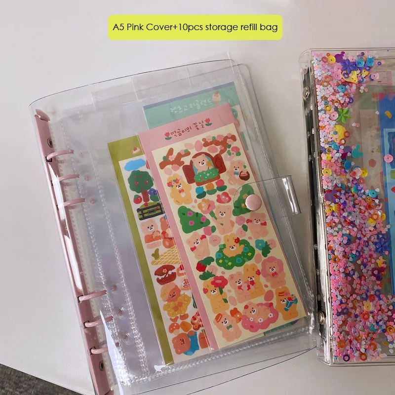 Multifunctional Loose Leaf Sticker & Card Collection Album Organizer