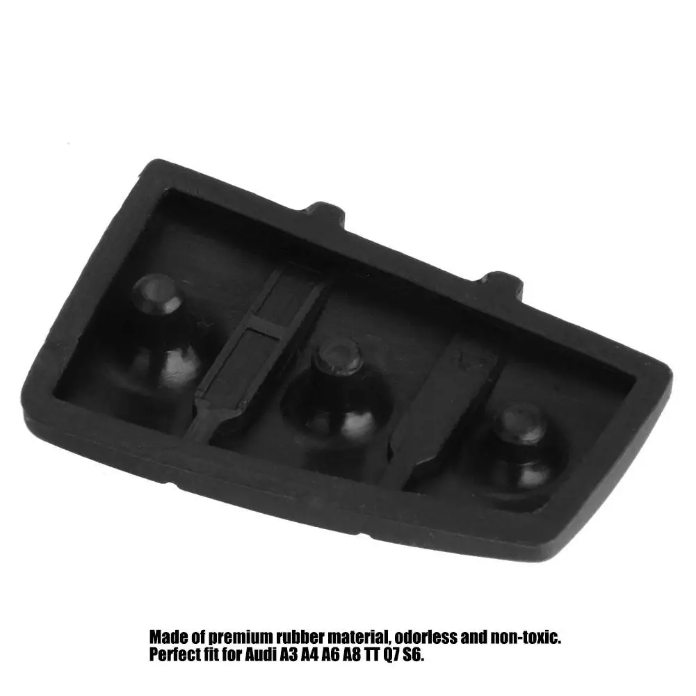 Резиновый автомобильный чехол для ключей с 3 кнопками смарт Audi A3 A4 A6 A8 TT Q7