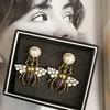 Luxury Handmade Elastic Pearl Bee  Bracelet Bangle Jewelry For Women Party Gift ► Photo 3/6