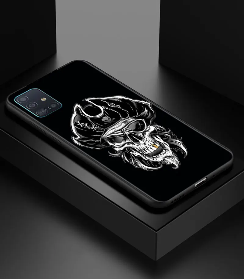 Grim Reaper Skull Skeleton Soft Phone Case Cover