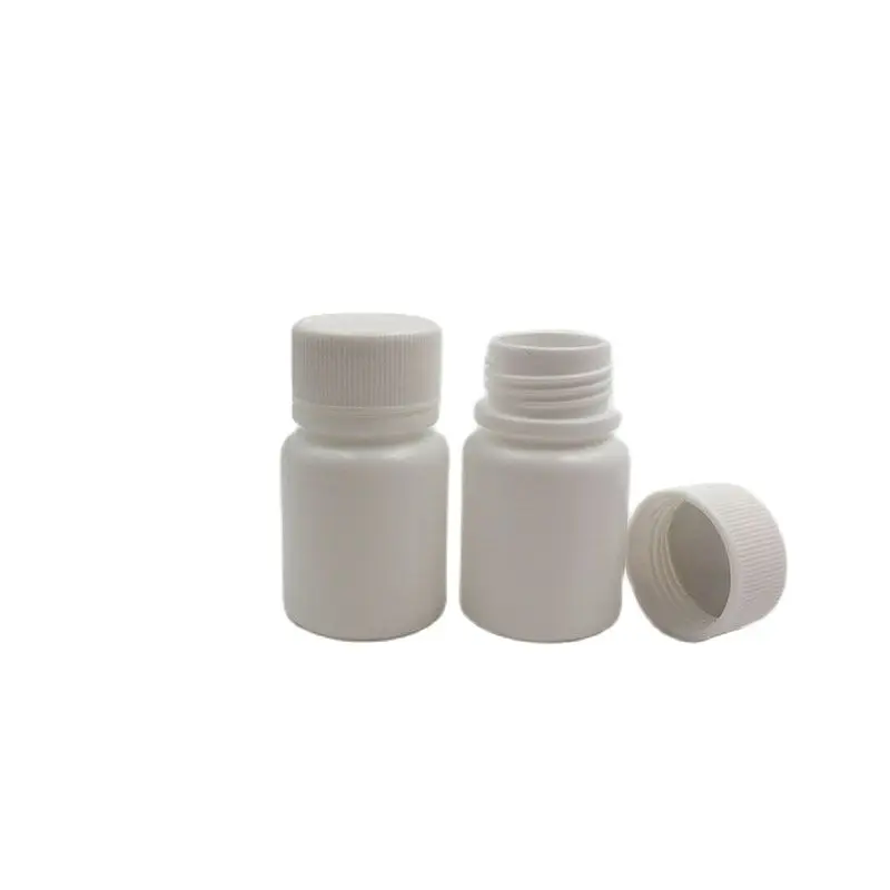 

100pcs 15ml 15g 15cc Empty White Plastic Pill Bottles Small Plastic Medicine Containers with Lids