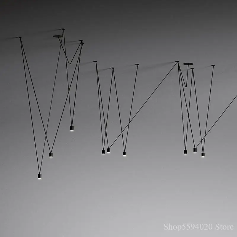 Современная Проводная лампа Подвесная освещение для спальни дизайнерская