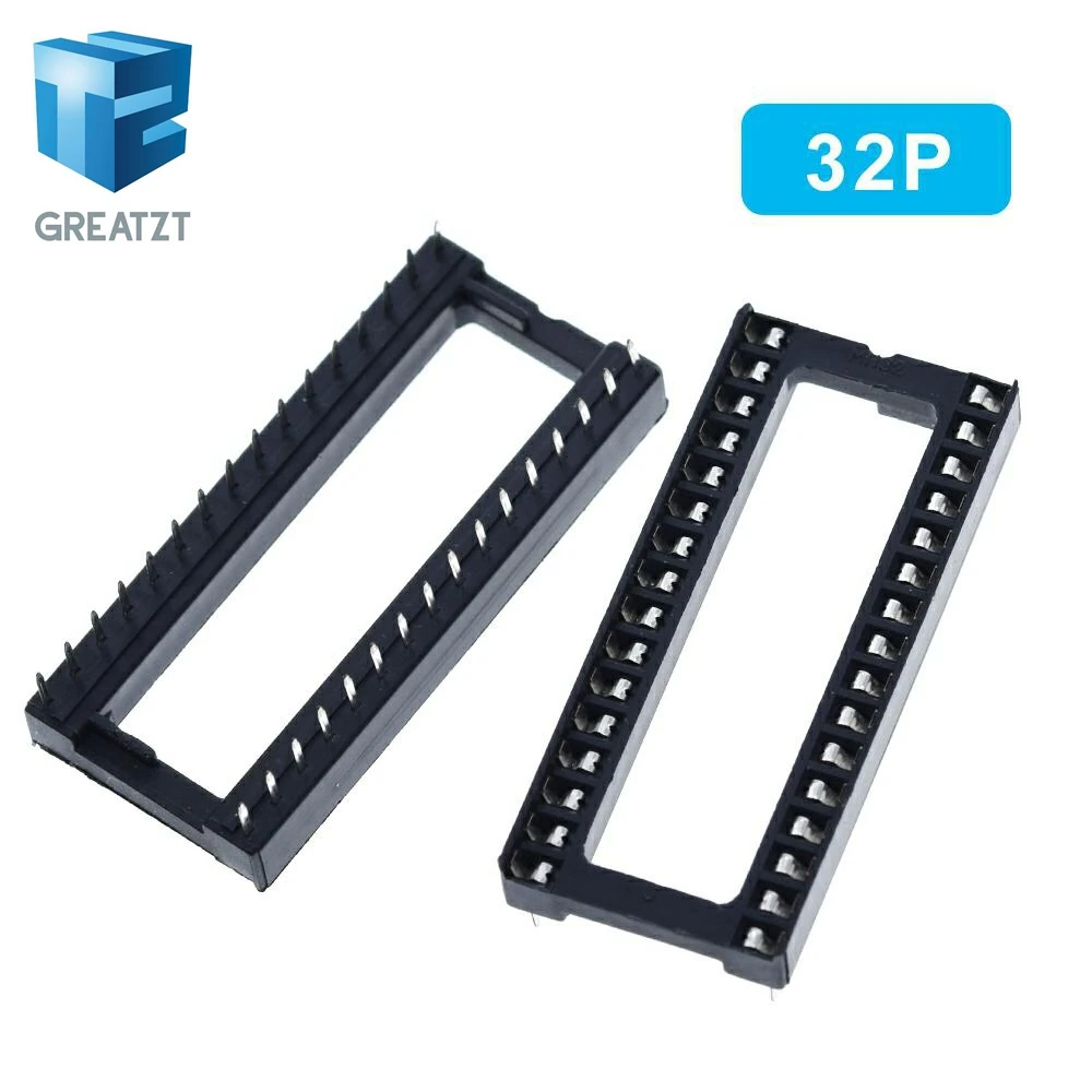 10 шт. IC seat 6P/8 P/14P/16P/18P/20P/24P/28 P DIP адаптер Тип припоя 28 контактный узкий корпус