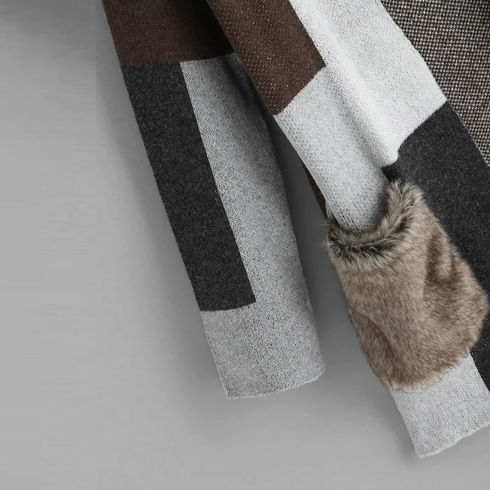 sweater2019 Amazon Cross-Border Explosion Model Geometric Color-block Cardigan Cardigan Cardigan Jacket European and American Sw sweater2019 Amazon Cross-Border Explosion Model Geometric Color-block Cardigan Cardigan Cardigan Jacket European and American Sw