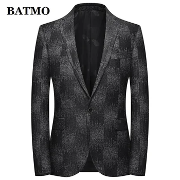 

BATMO 2019 new arrival autumn high quality wool casual blazer men,men's wool jackets,plus-size M-4XL 1971