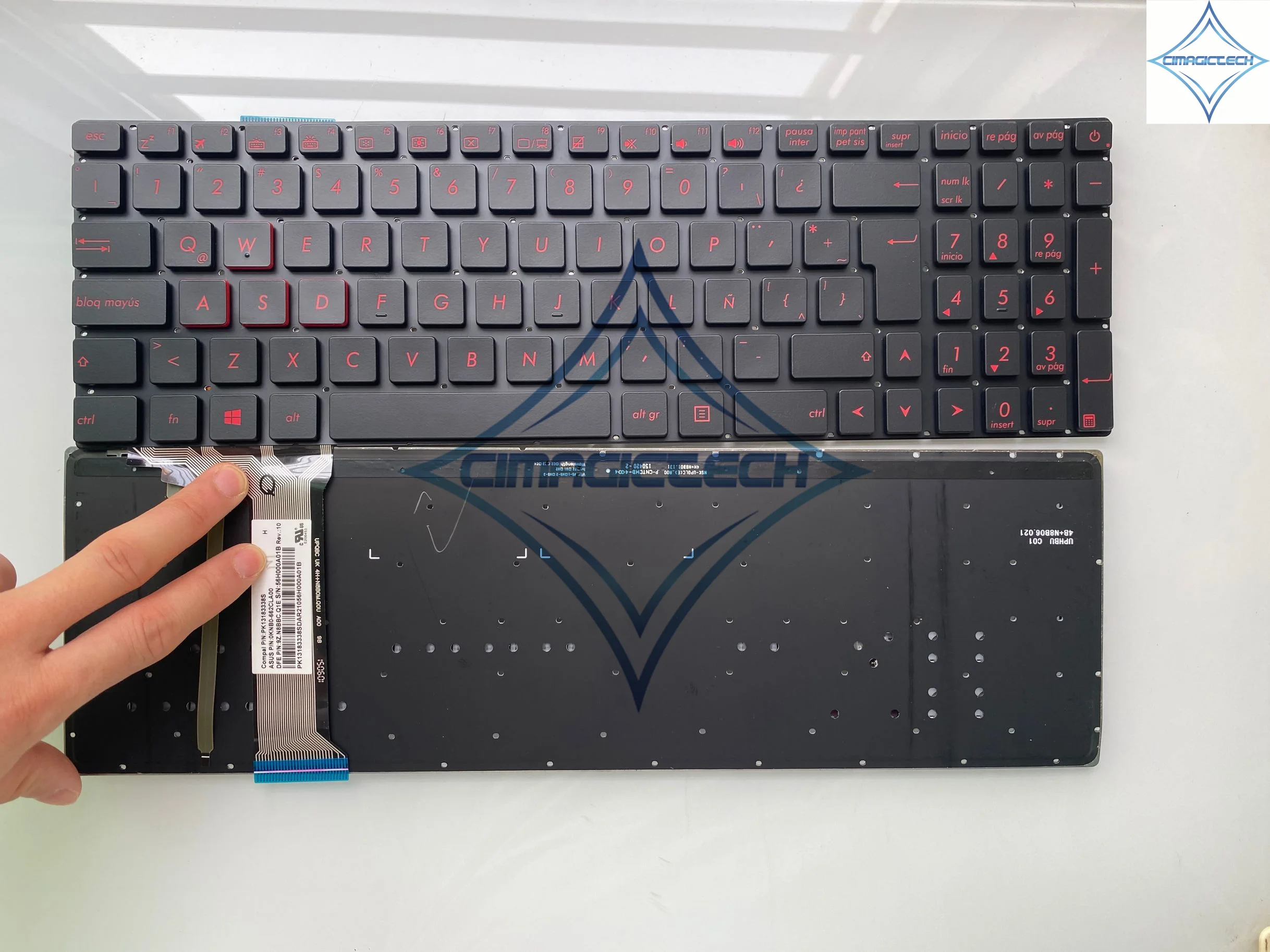 Клавиатура для ноутбука ASUS N552 N752 N551 G551 GL551 N751 sp с испанской раскладкой и