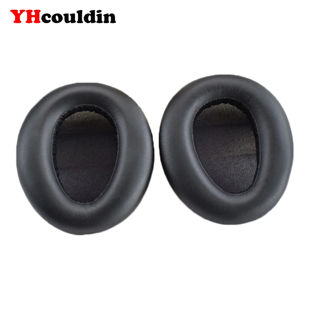 YHcouldin Replacement Ear Pads for Sony MDR 10R MDR 10RBT 10RNC Headphones Protein Leather Ear Cushions Soft Earpads Black White