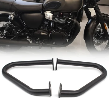 

Motorcycle Bumper Engine Guard Crash Bar (Left&Right) For Triumph Bonneville Bobber T100 T120 Thruxton 1200/R Street Cup/Twin