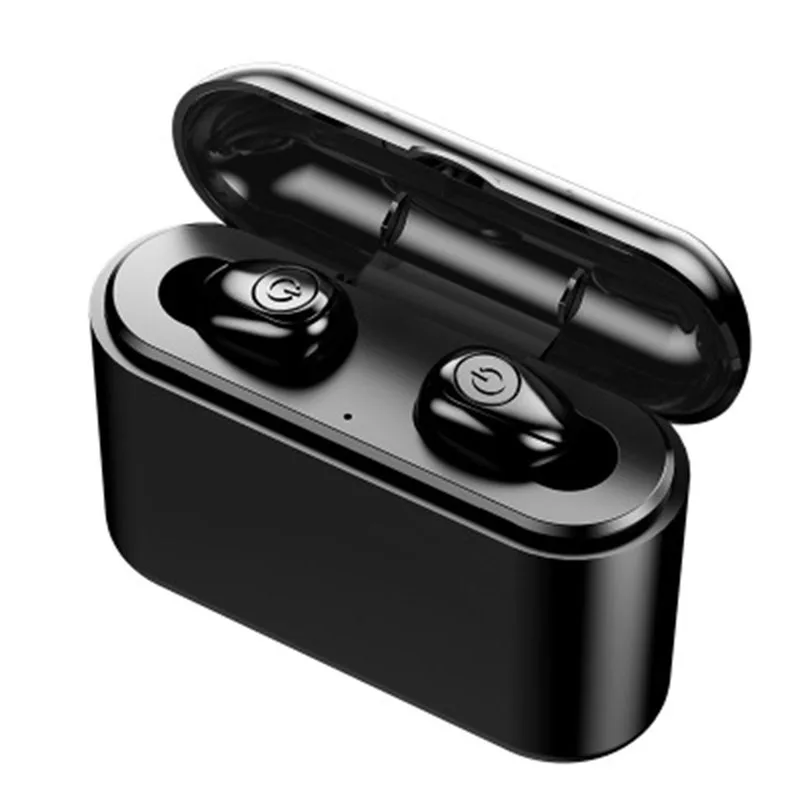 X8 black X8 TWS 5,0 Bluetooth 5D стерео Спортивная гарнитура беспроводные мини наушники IPX7 водонепроницаемые наушники 3300 мАч мобильный источник зарядки - Цвет: X8 black