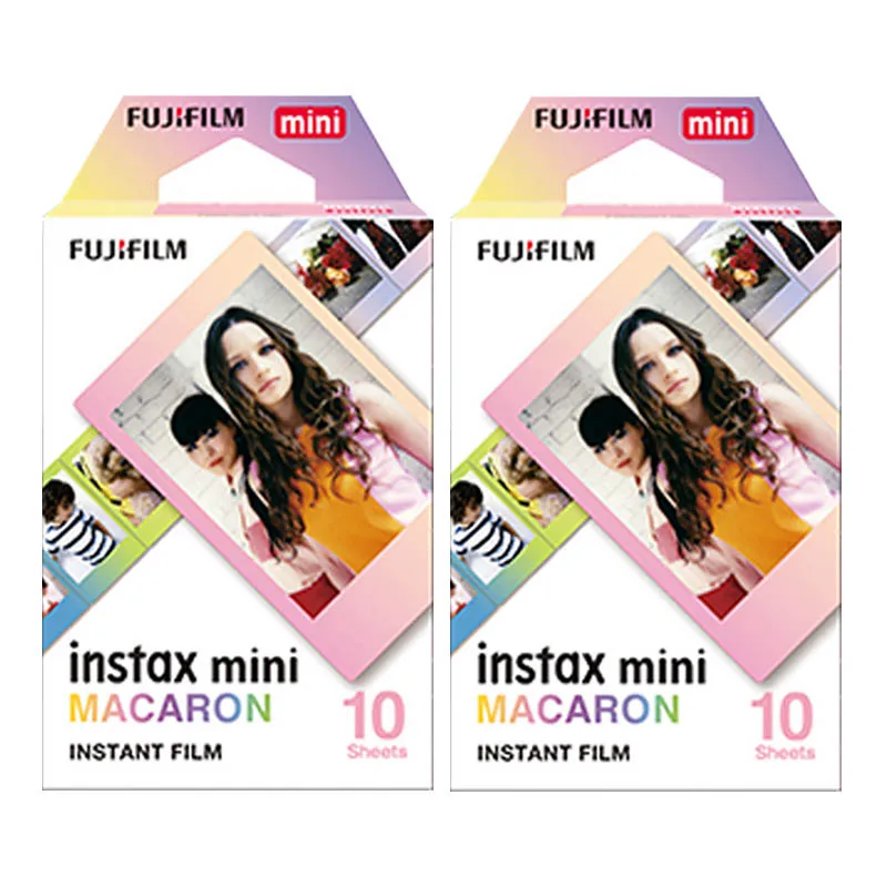 Fujifilm Instax Mini 8 Mini 9 пленка, двойной пакет FUJI мгновенные фотобумаги для мини 9 8 7s 70 90 25 камера SP1 SP2 Liplay принтер - Цвет: 20 Sheets Macaron