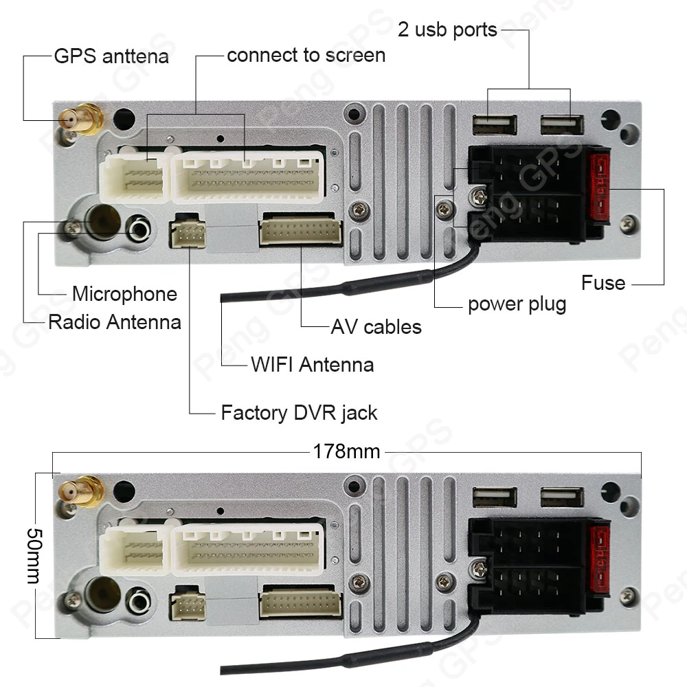 AUTORADIO CITROEN C3 PICASSO 2008