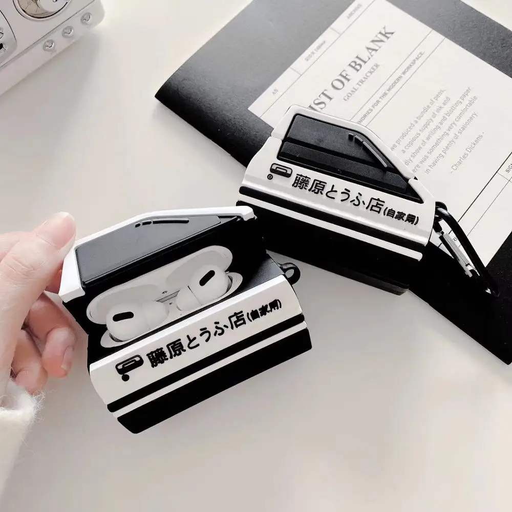 Initial D Tofu Race Car 3d Cases For Airpods 2 3 Pro Silicone Earphone Cover For Apple Airpods 2 Headphone Case Box For Air Pod Earphone Accessories Aliexpress