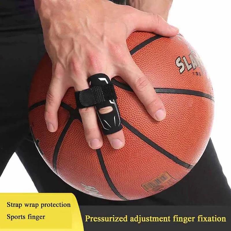 Breathable Washable Anti-slip Finger Splint Wrap Multipurpose Basketball Volleyball Sports Finger Guard Bandage Protective Cover
