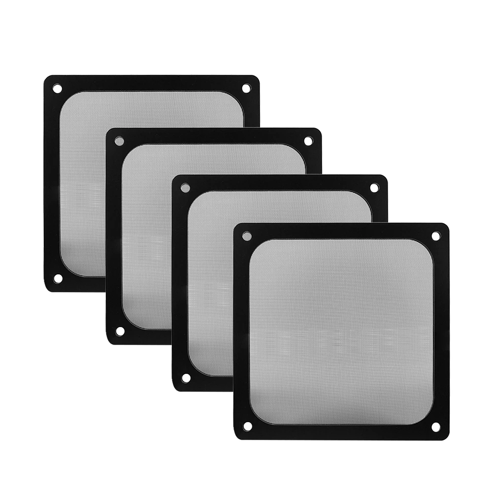 8x8 12x12 14x14cmコンピュータpcケースファン磁気マグネットダストフィルターメッシュネットカバーガードアンチダストフレームグリルpc用 ファン Aliexpress Computer Office