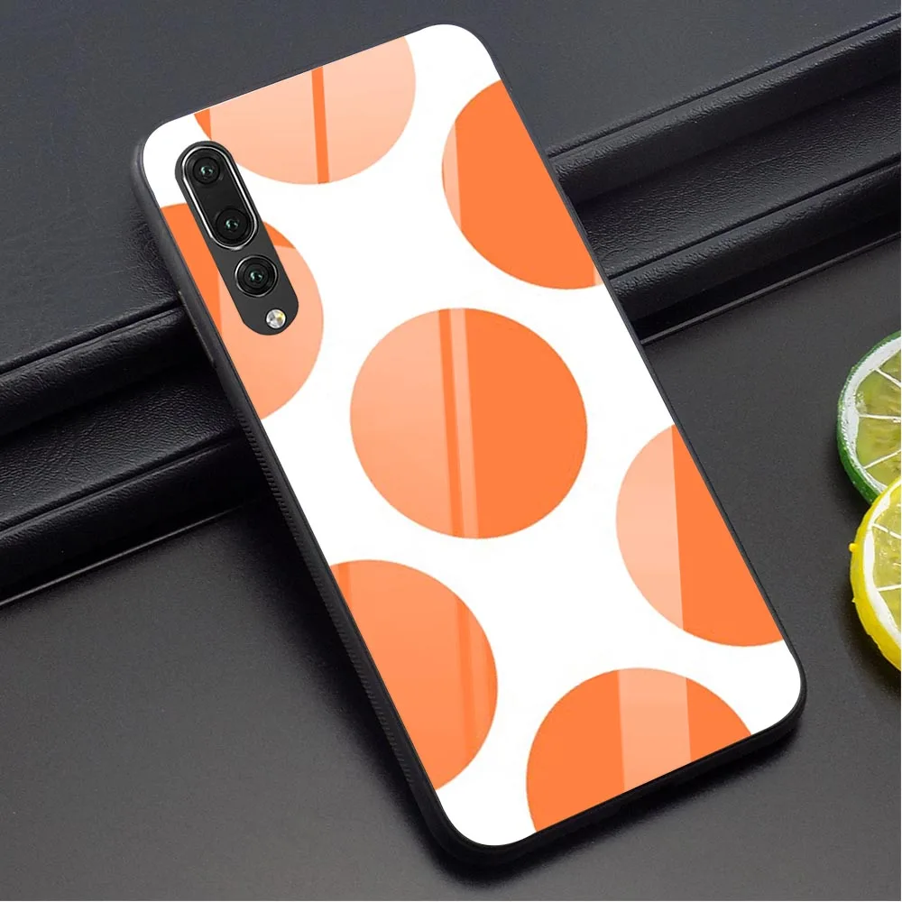 Дизайнерский чехол в горошек для телефона huawei P20 Lite, чехол Honor 9 10 Lite 7A P10 P20 P30 PRO P Smart mate 20 Lite glass - Цвет: K0014304