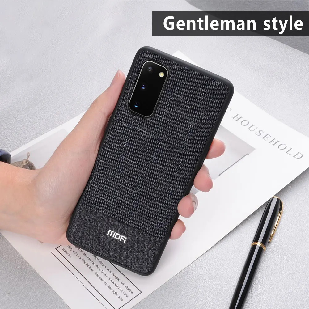 MOFi case for Samsung S20 Ultra case shockproof back cover for Galaxy S20+ Plus luxury cloth coque capas silcone housing cases MOFi case for Samsung S20 Ultra case shockproof back cover for Galaxy S20+ Plus luxury cloth coque capas silcone housing cases