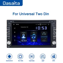 Dasaita – autoradio Android 10.0, 6.2 pouces, 2 Din, Navigation GPS, lecteur multimédia vidéo, universel, pour voiture, 2000 – 2020