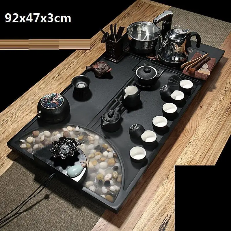 Version B Gongfu винтажный чайный набор кунг-фу Keukenhulpjes Ev Dekorasyon Aksesuarlar Organizer Dekoration Чайник Чайная посуда китайский чайный набор - Цвет: Version B