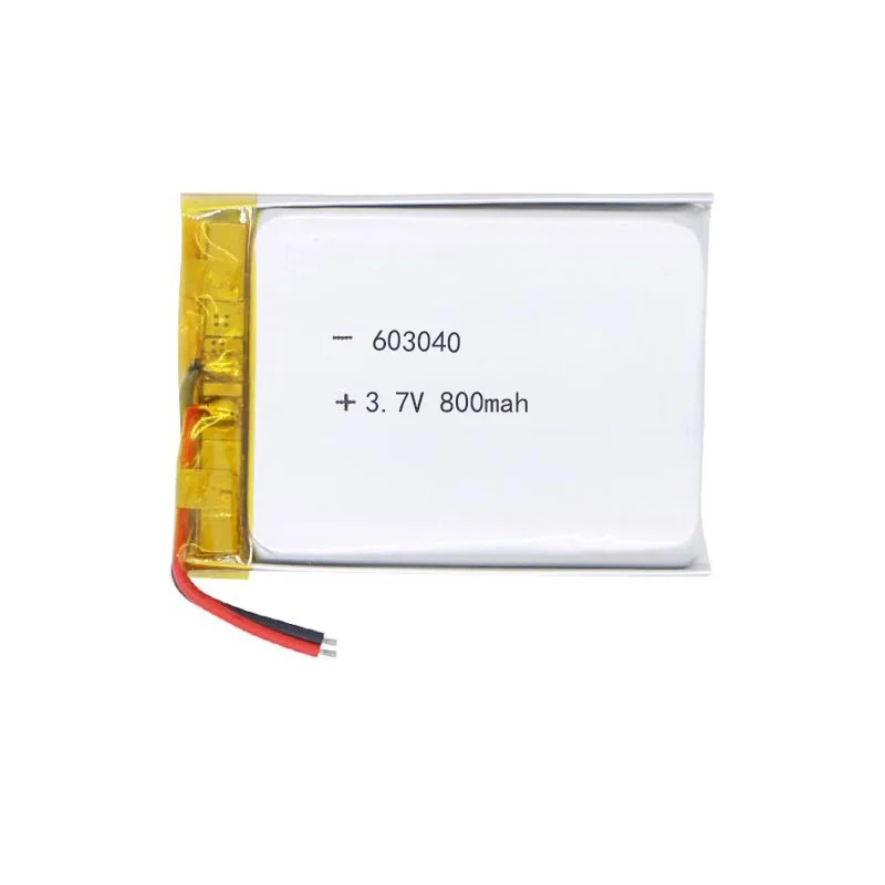 800mAh 3,7 V 603040 полимерный литий-полимерный Li-Po литий-ионный аккумулятор для MP3 MP4 DVD игрушки DIY динамик сигнализация Lipo ячеек