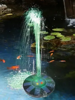

5V/1.4W Solar Pump Fountain Birdbath Fountain Spray Height 30-50cm With 4 Nozzles For Bird BathGarden Pond Swimming Pool