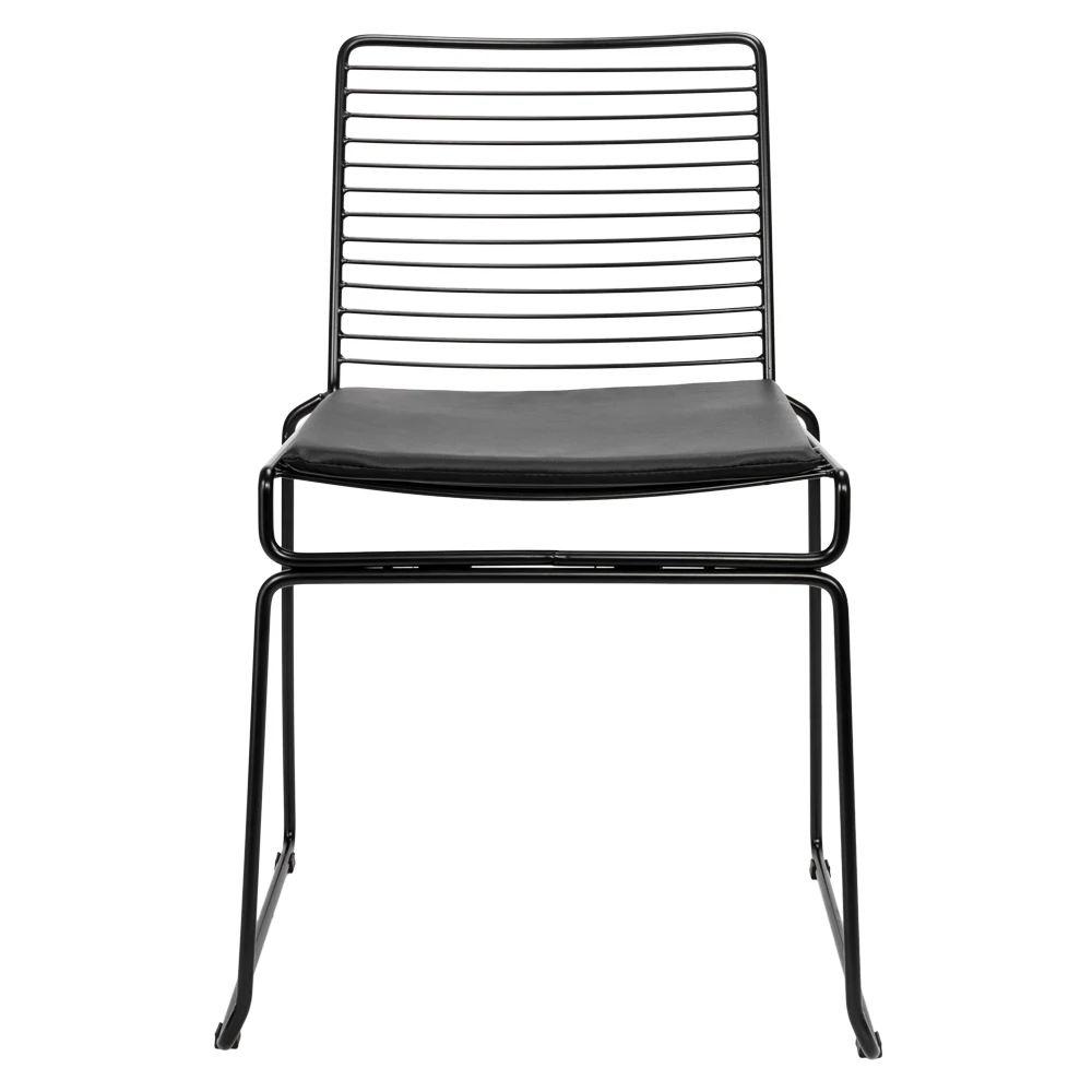 

2pcs Simple Nordic Style Wire Chair for Living Room Bedroom Home Decor