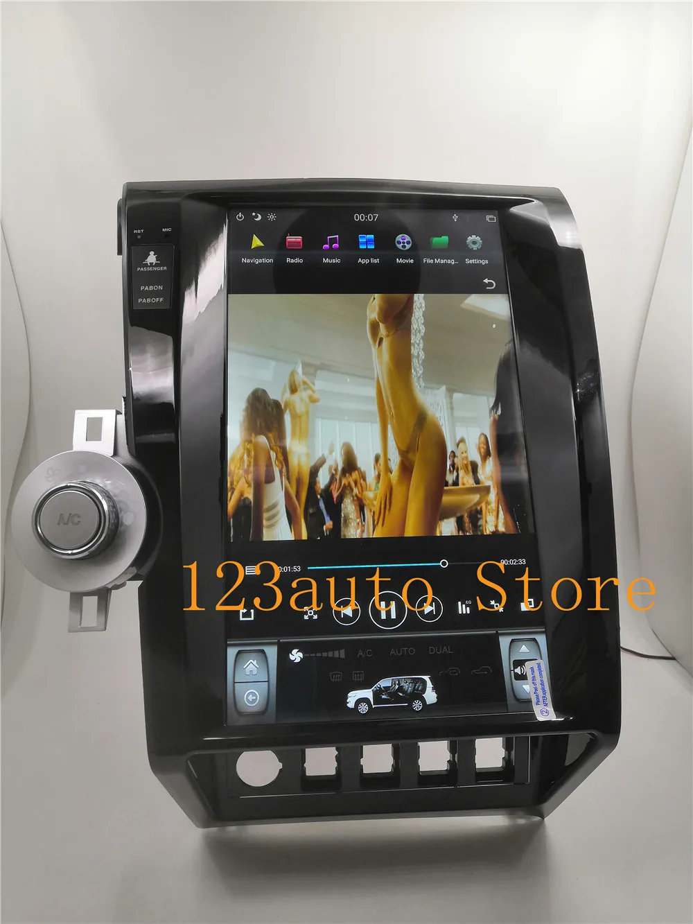 13,6 ''вертикальный Тесла Стиль Android 8,1 Автомобильная dvd-навигационная система плеер Радио для Toyota Tundra Sequoia 2007 2008 2009 2010 2011