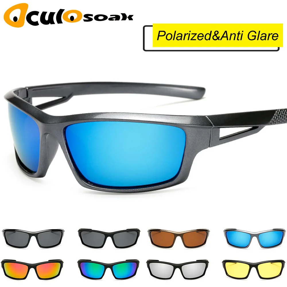 

Polarized Night Driving Glasses For Men High Quality Anti Glare Safety HD Night Vision Square Sunglasses Eyewears Gafas De Sol