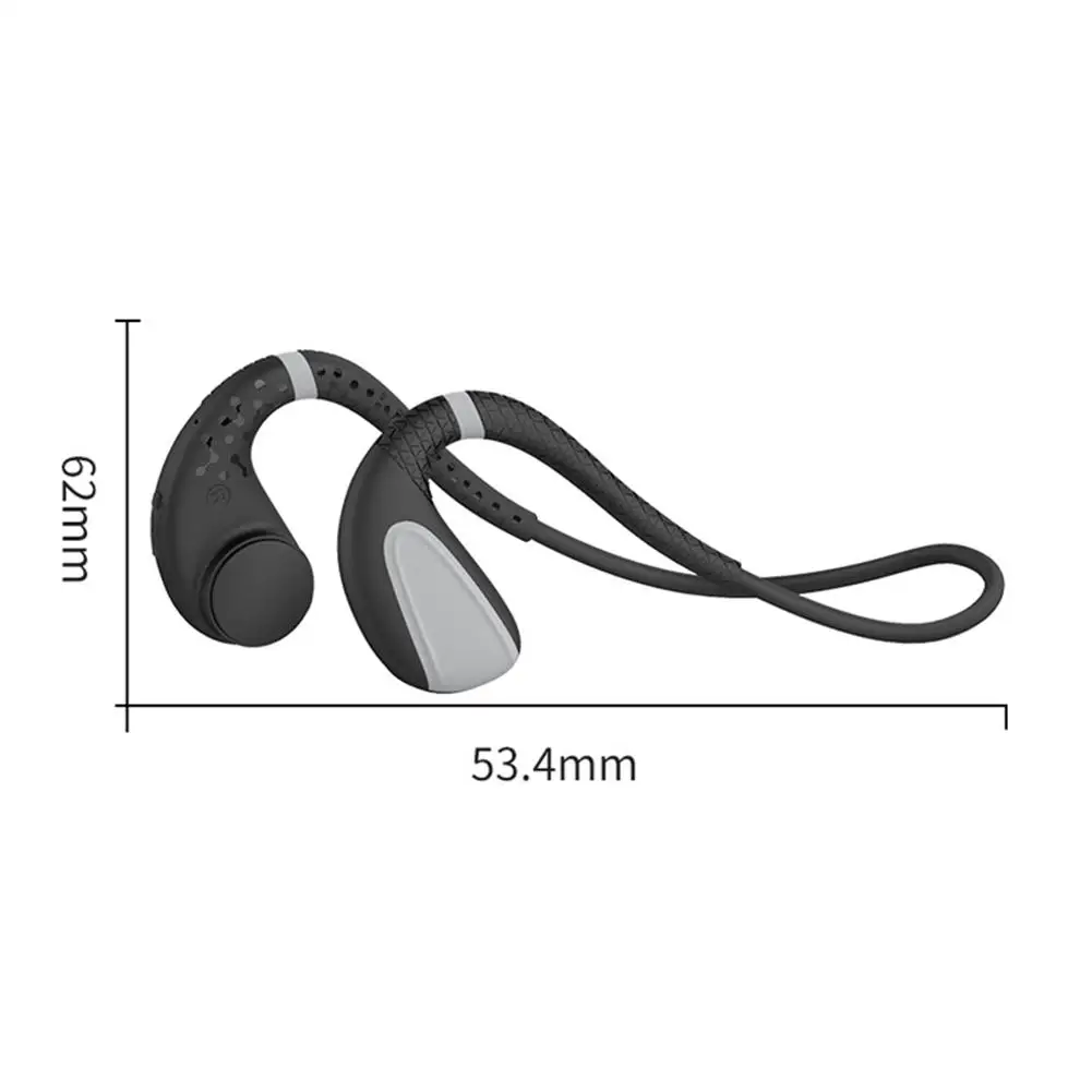 Bluetooth 5,0 Гарнитура костной проводимости стерео Спорт Плавание Бег водонепроницаемый беспроводной наушник открытый микрофон гарнитура
