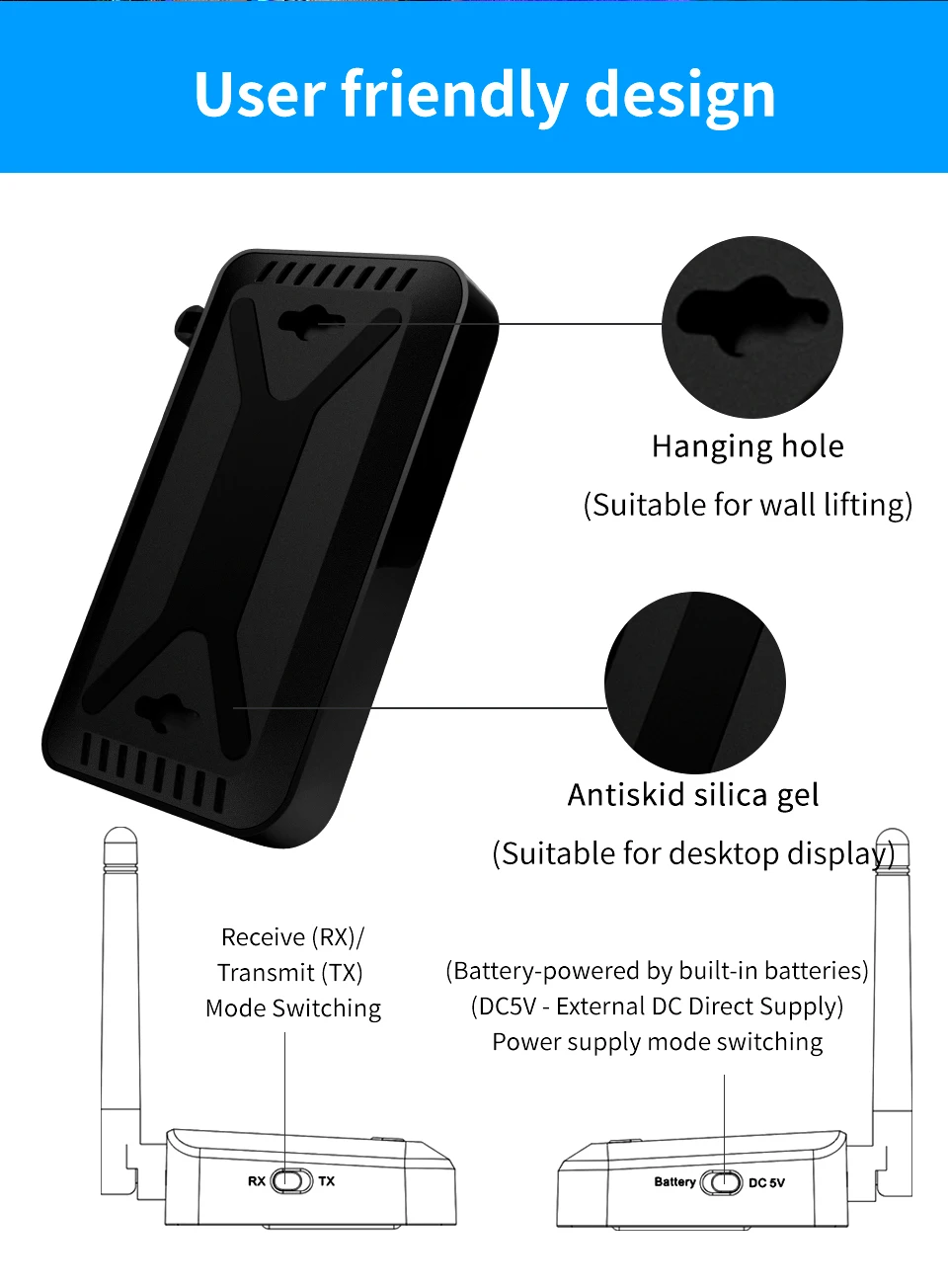 MR265 Bluetooth 5,0 HD аудио приемник передатчик aptX LL/HD 2-в-1 аудио приемник адаптер для ТВ/колонки/PC оптический коаксиальный кабель