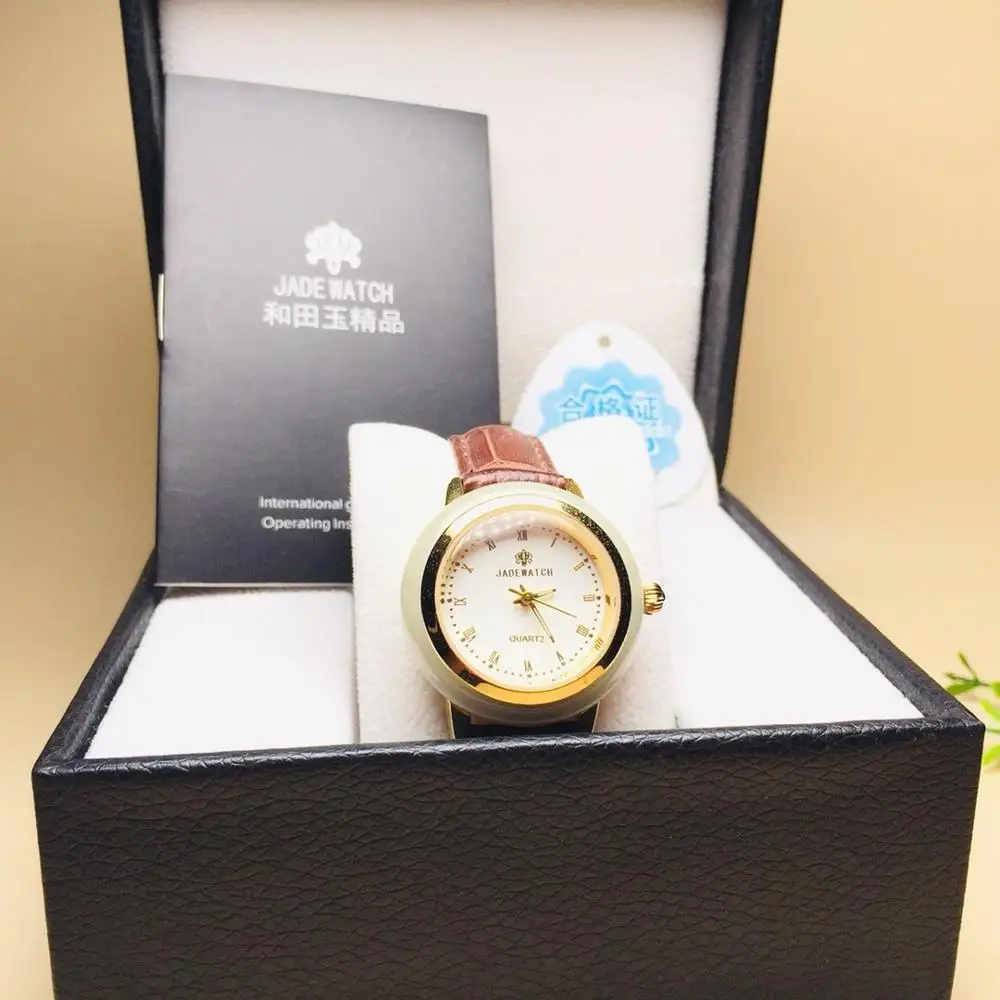 Creative new brand Luxury lovers jade wristwatch men quartz top watch couple fashion popular carnival business woman watch