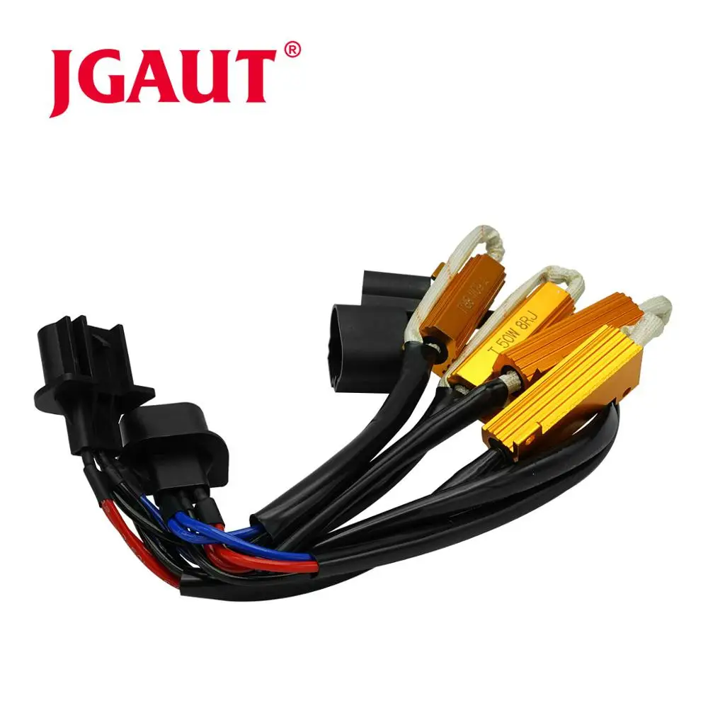 H13 JGAUT 50 Вт 8RJ декодер для фокуса double load резистор Canbus H4 9007 H13 светодиодный преобразования компенсаторы без мерцания проводки - Цвет: H13