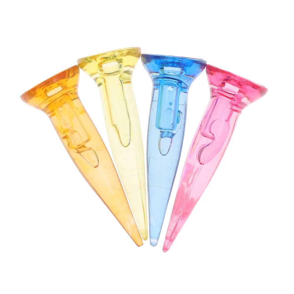 

4pcs Useful Flexible Practical Durable Reusable 42mm Tees Gift for Golfer Practice Accessory