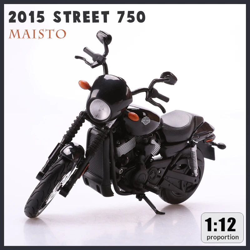 Maisto 1:12 Harley 2015 Street 750 Metal Motorcycle Diecast Bike Car Model Toy Collection Mini Moto Gift