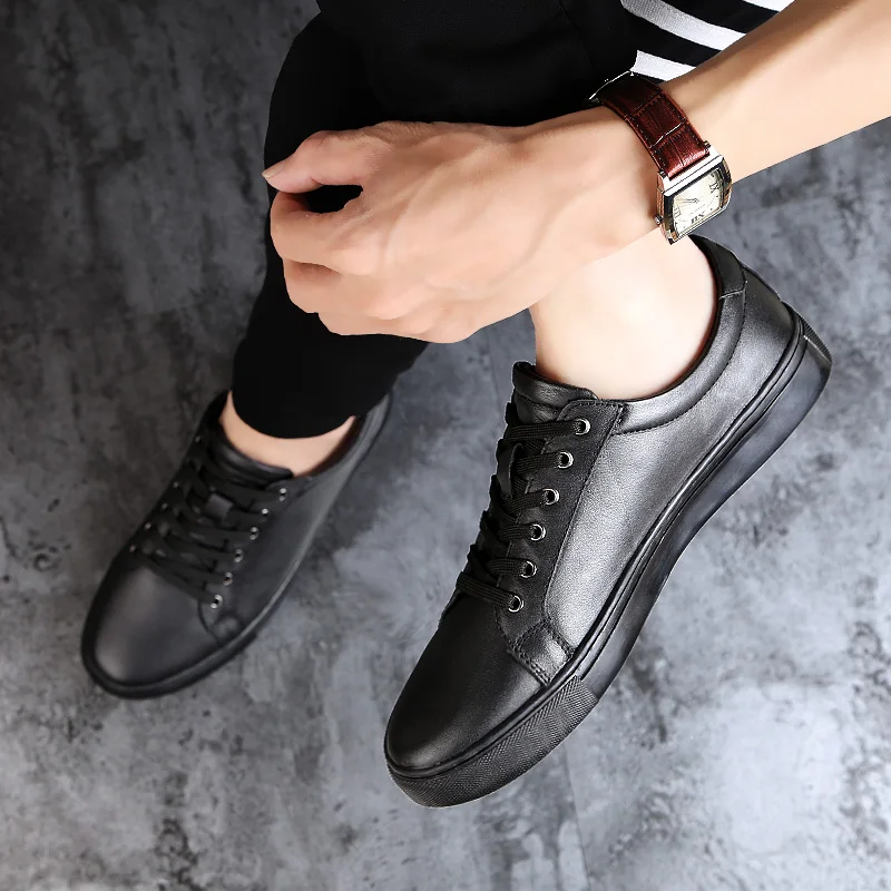 Buy Men Sneakers New Fashion High Quality Soft Simple Casual Shoes Men  Comfortable Breathable Ultra-light Genuine Leather White Shoe at Aliexpress  for . Find more , and products. Enjoy ✓Free Shipping ...
