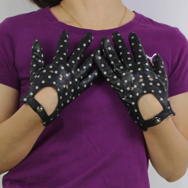 Men's Genuine Leather Gloves Driving Unlined 100% Deerskin Half Finger Gloves Fingerless Gym Fitness Gloves