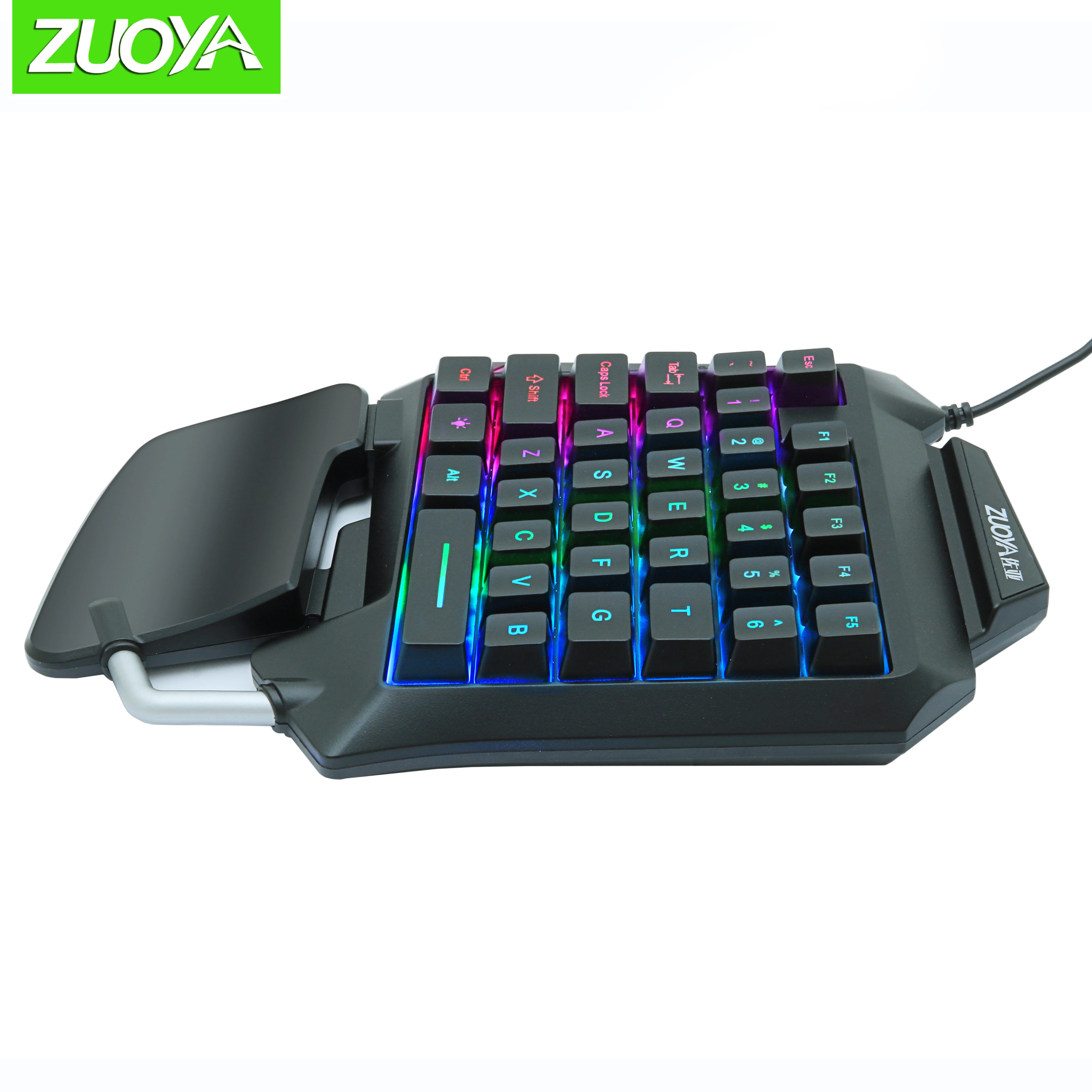 ZUOYA Single Handed Gaming Membrane keyboard 35 keys one hand Ergonomic Game Keypad G92 For PC Laptop Pro PUBG gamer