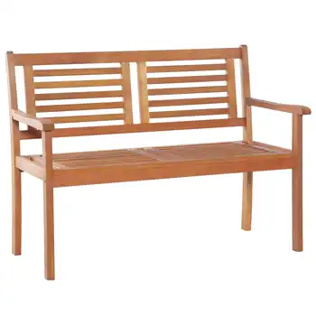 

vidaXL 2-Seater Garden Bench 120 cm Solid Eucalyptus Wood