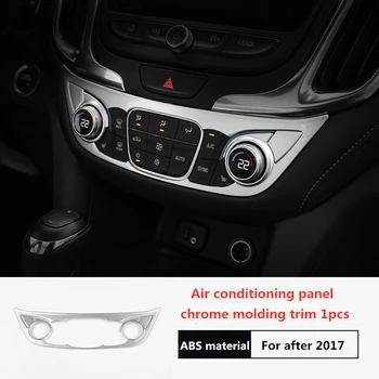 

For Chevrolet equinox 2018 2019 2020 Air conditioning panel chrome molding trim
