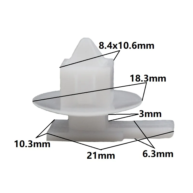 Plastic auto clips for all auto door panel roof cover bumper fender rivet