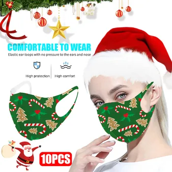 

Fashion Christmas Tree Design Face-ma-sk 2020 New Year Merry Christmas Decoration Comfortable Cloth Face-scarf For Men Women