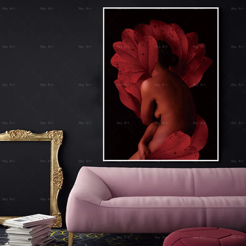 Modern Canvas Painting Figure Print Home Decoracion Woman And Flower Poster Pictures For Living Room Wall Art Modern Canvas Painting Figure Print Home Decoracion Woman And Flower Poster Pictures For Living Room Wall Art