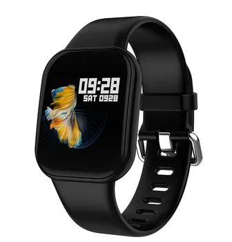 

Men Women Full Screen Touch Smart Watch Android iOS Sports Fitness Waterproof Gps Calorie Adjustable Strap Wristband SmartWatch