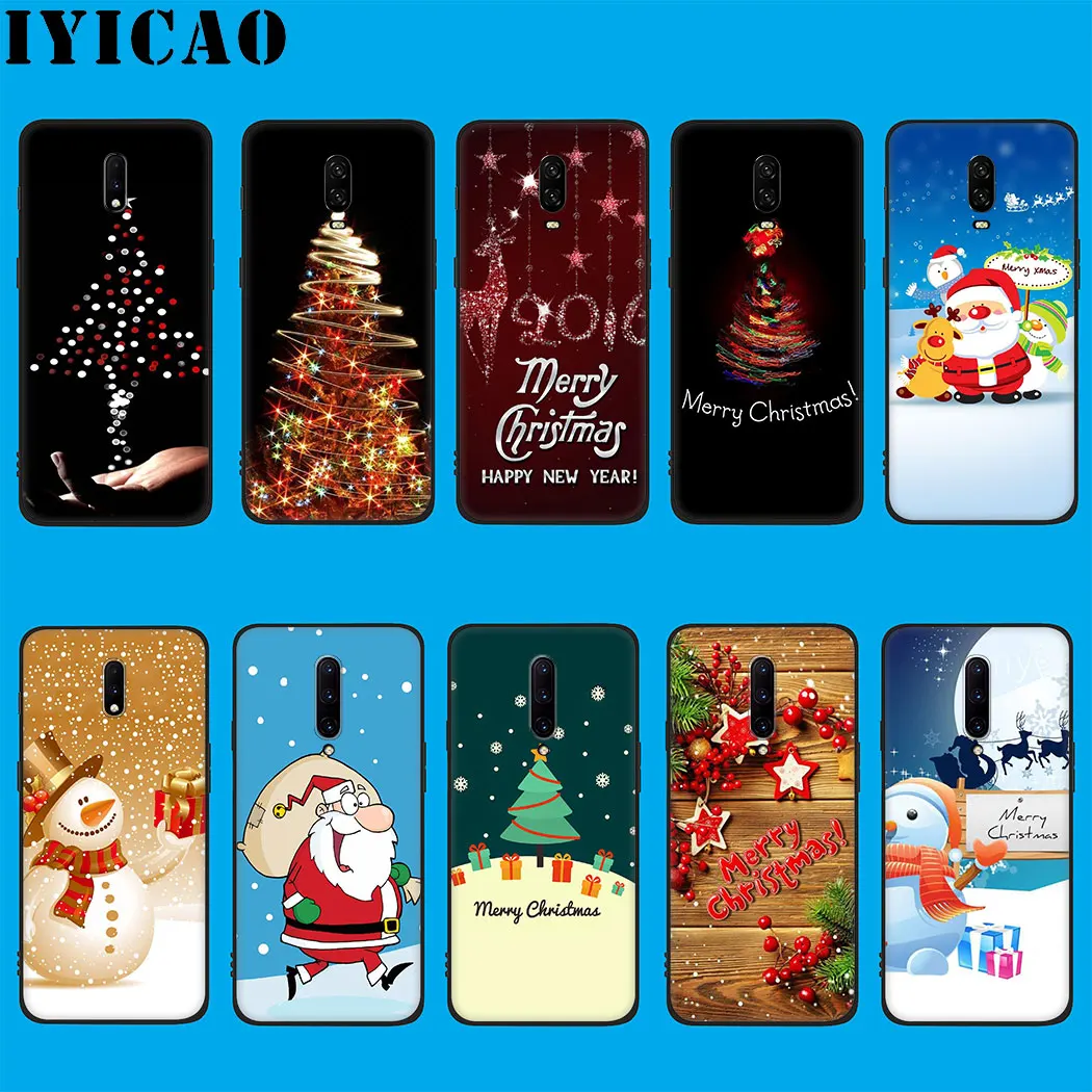 Merry Christmas Мягкий силиконовый чехол для oneplus 5 5t 6 6t 7 Pro TPU |