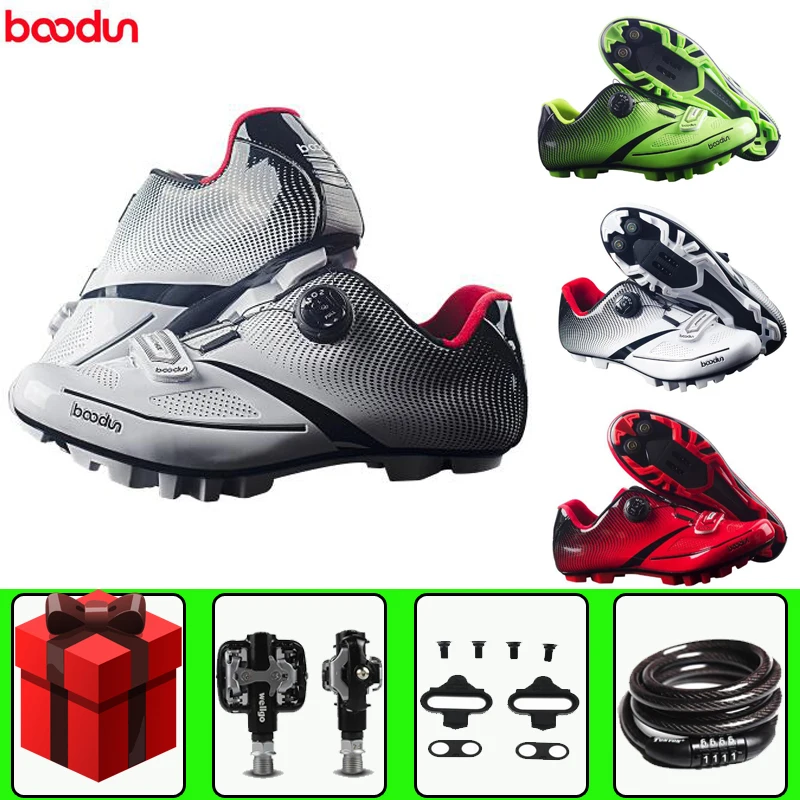 Мужская обувь для велоспорта Boodun набор езды на велосипеде mtb сверхлегкая