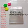 500pcs Opp Bag Self Adhesive Clear Transparent Bags For Women/cloth/gift/Jewelry Pouches Small Plastic Bags Display Packing Bag ► Photo 1/6