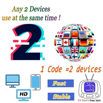 

HD 2 devices World IPTV M3U iptv USA Africa M3U Spanish for Android iptv support m3u enigma2 TV box PC no APP included