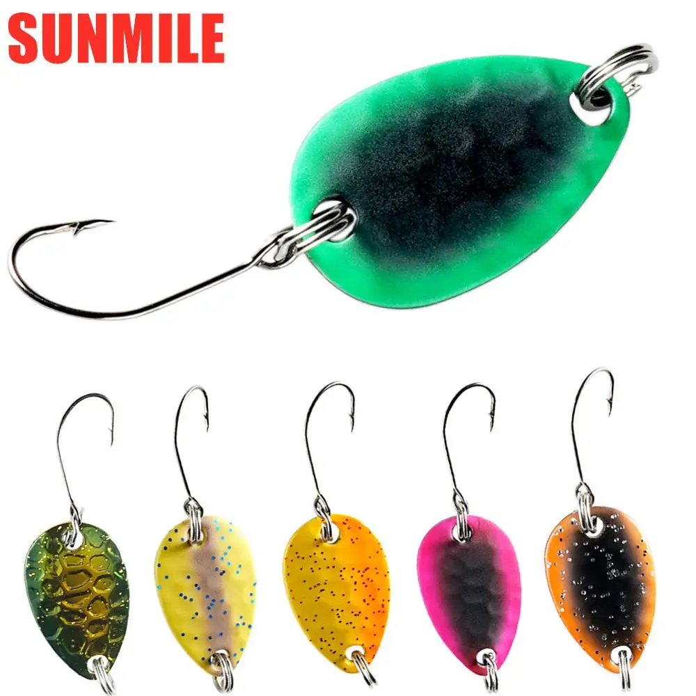 SUNMILE приманка для ловли форели Spining Spoon 2 г медные металлические приманки с одним