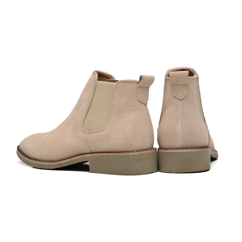 ZFTL NEW men's Chelsea boots Men's boots Cow suede slip-on British style desert Men's casual Ankle